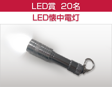 LED賞  20名 LED懐中電灯