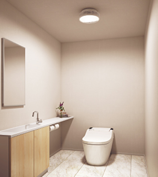 トイレのLED照明 イメージ